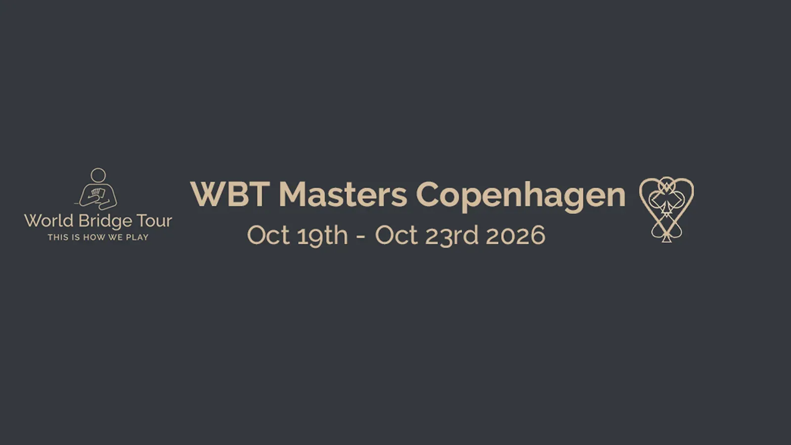 Copenhagen hosts the WBT Masters from 19–23 October, bringing leading international players together for five days of team competition.