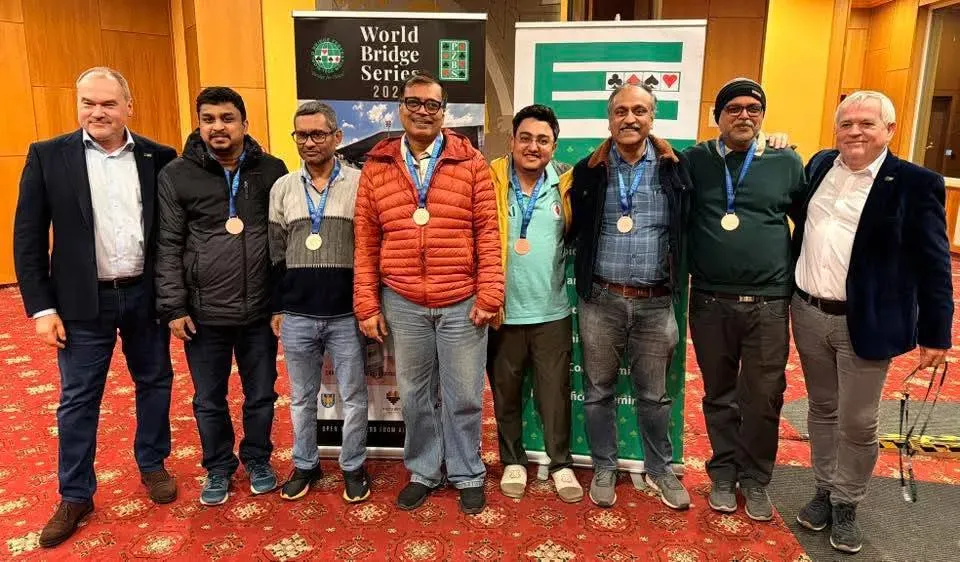 India's Formidables claim Bronze at the Swiss Cup, European Winter Transnational Championships in Prague — a landmark result for Indian bridge and a testament to the team's world-class tactical discipline.